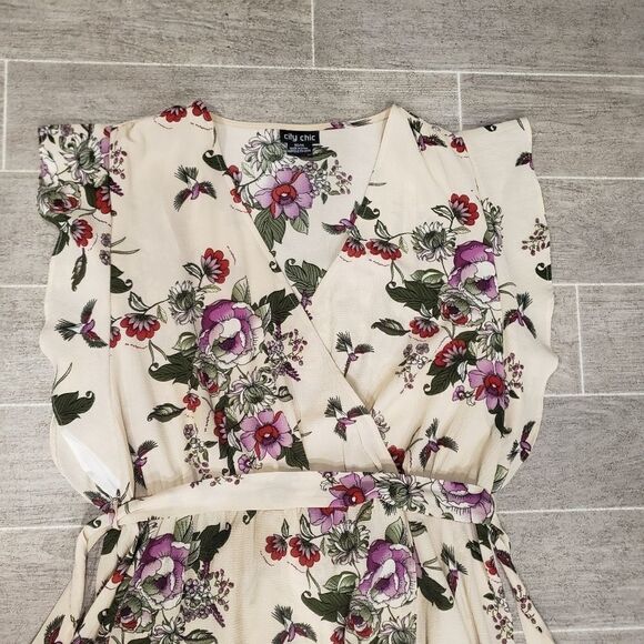 City ChicLolita Floral Wrap Maxi Dress - Picture 4 of 11